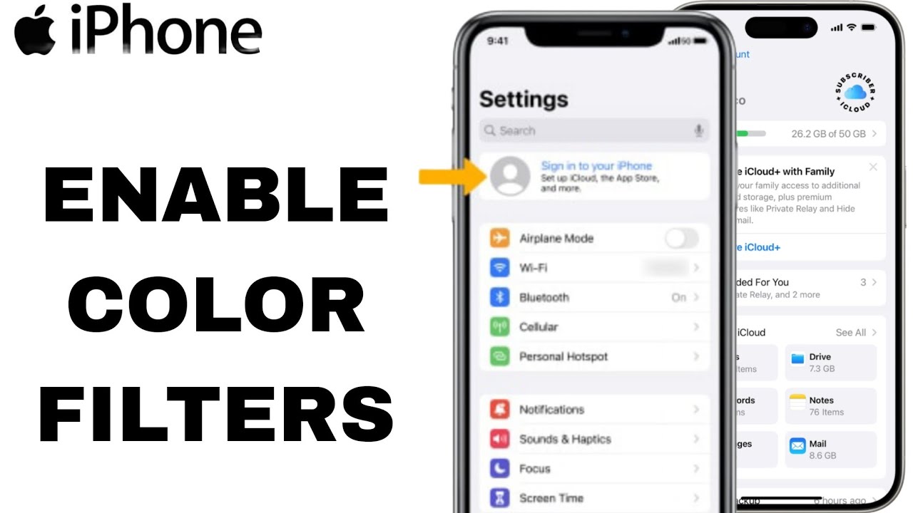 How To Enable Color Filters On iPhone Settings