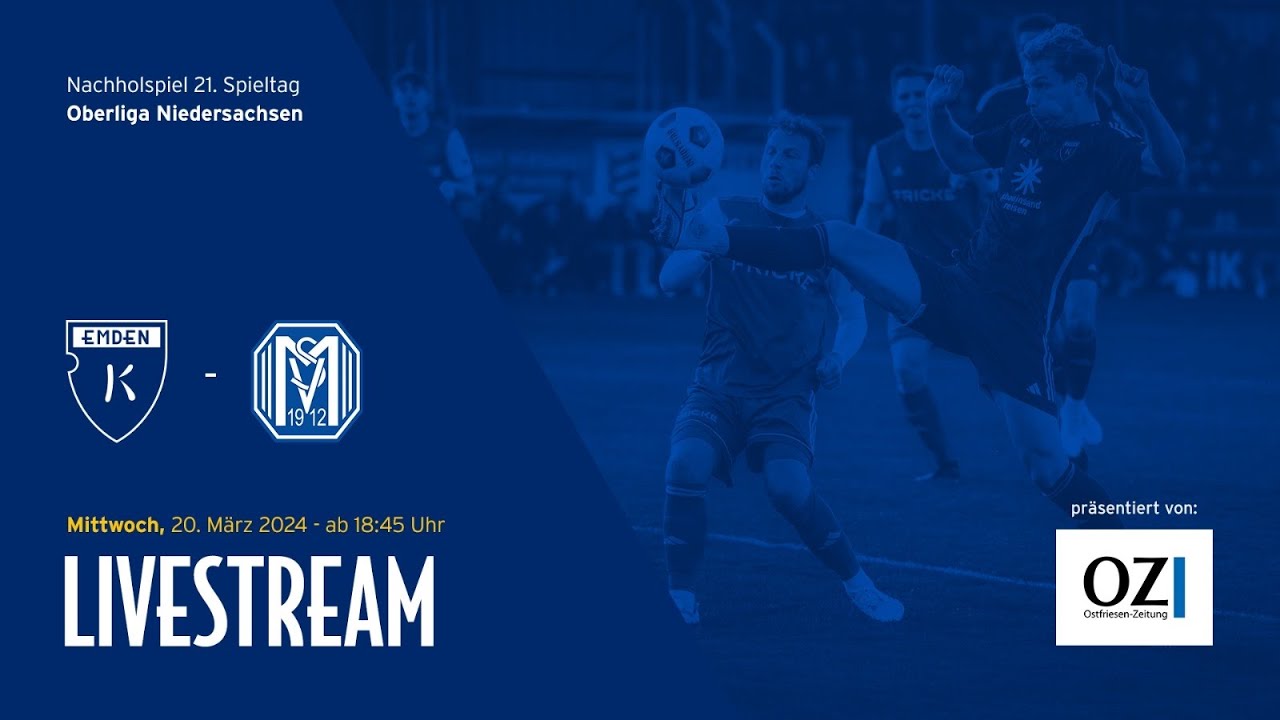 LIVE: Kickers Emden vs. SV Meppen II (Die Zwote)
