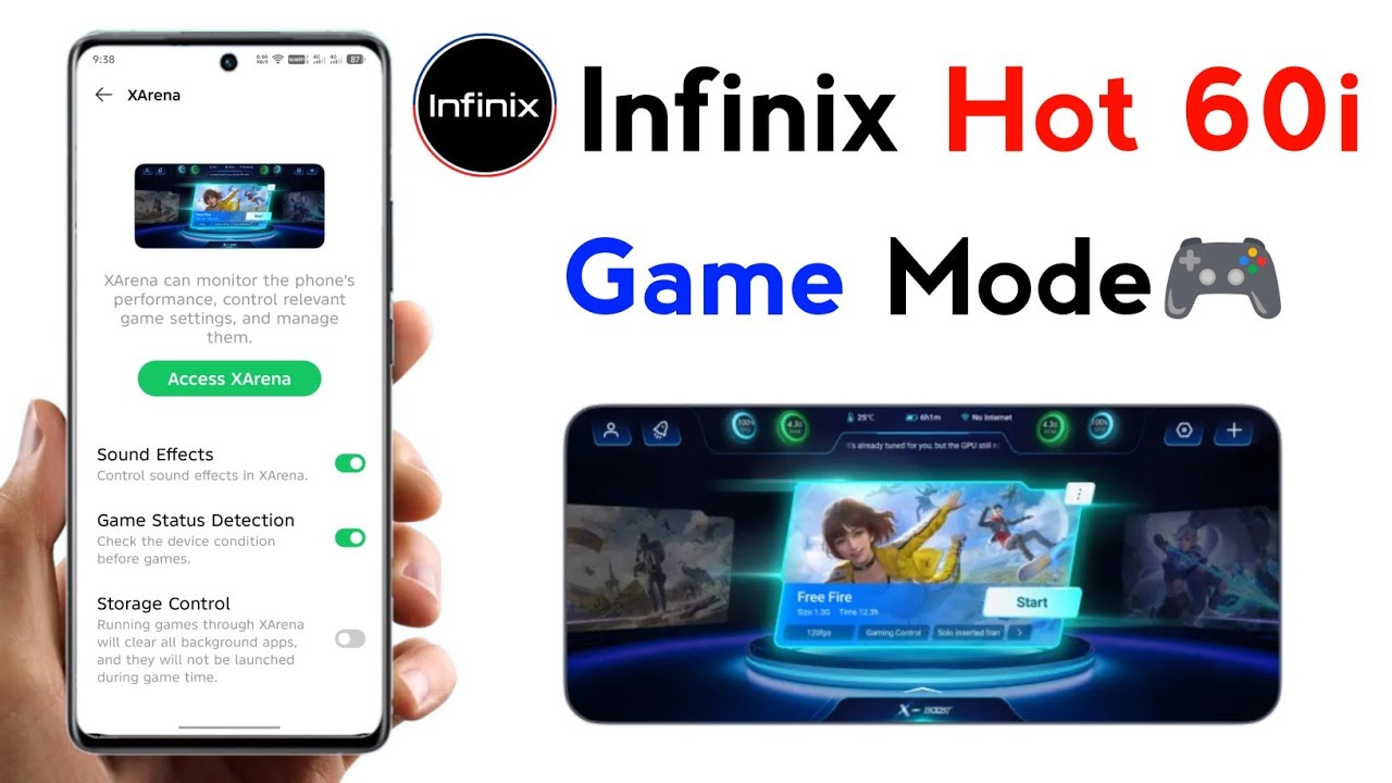 infinix hot 60i turn on game mode setting | how to game mode setting infinix hot 60i