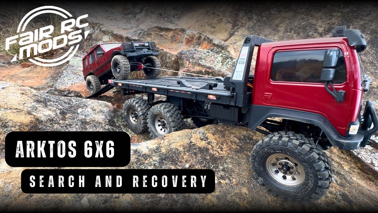 BEAST MODE ACTIVATED! Arktos Flatbed 6x6 Fair RC Mod 🔥🔥🔥 RC Offroad Recovery Series 