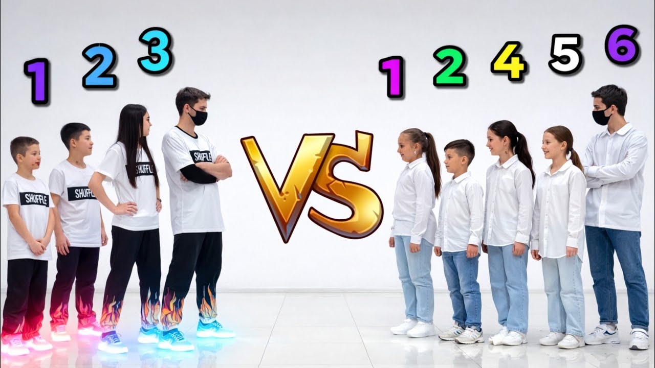 Шаффл Баттл 🤓🔥 WHO WIN 🏆 LITTLE  KIDS  BATTLE?? 😱 TUZELITY DANCE 🫰