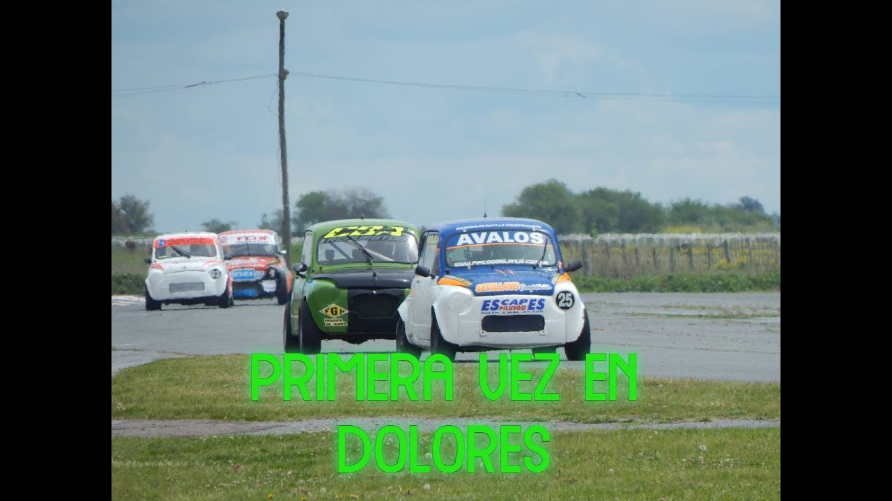 Primera vez que corremos en el autódromo de dolores