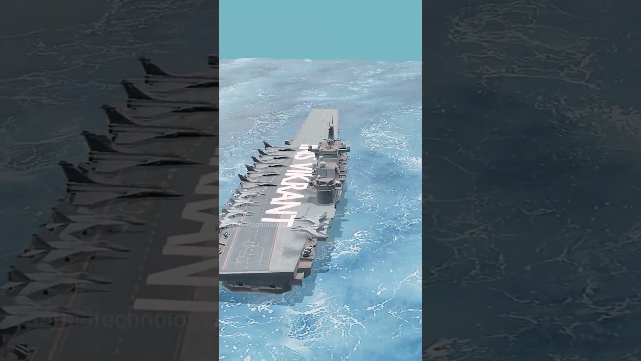 The Unbeatable Shield: INS Vikrant 🇮🇳
