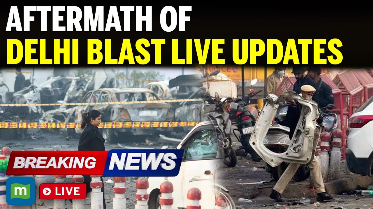 Delhi Red Fort Explosion Breaking LIVE: Aftermath Video Captures Scale of Damage | Red Fort News