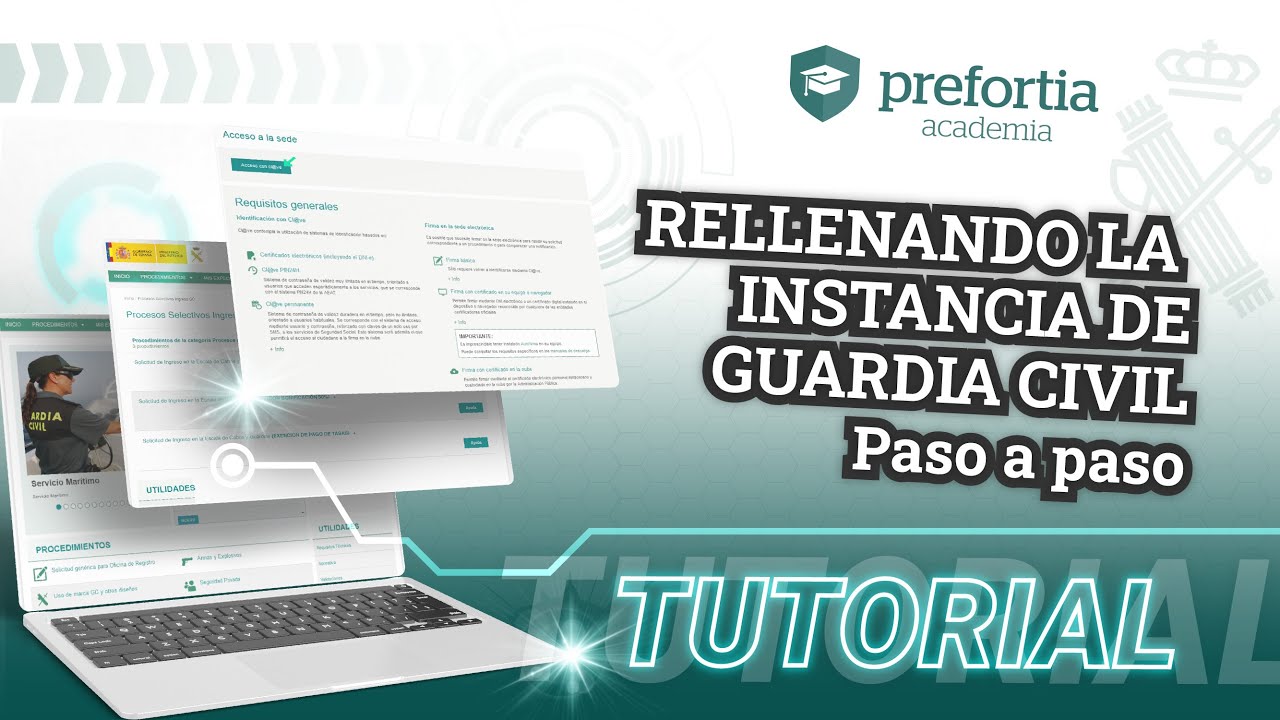 📹 TUTORIAL - Cómo rellenar la instancia de Guardia Civil 2025 paso a paso