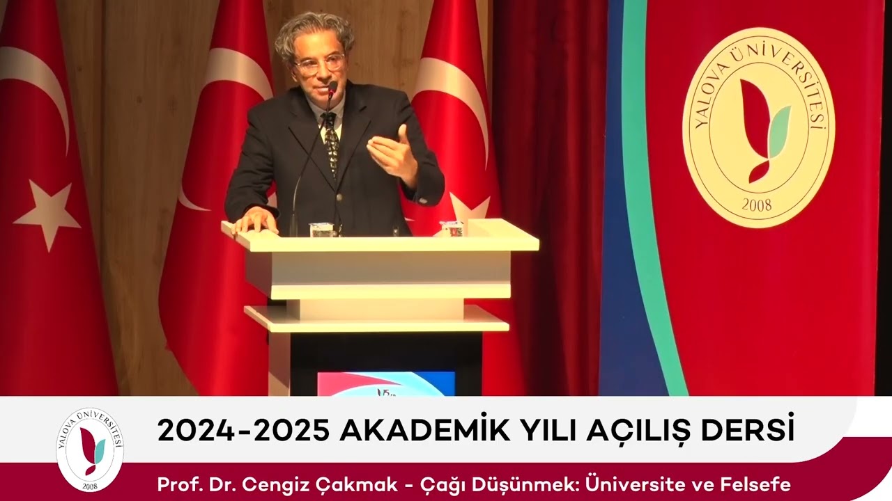2024-2025 Akademik Yılı Açılış Dersi - Prof. Dr. Cengiz Çakmak ile Felsefe ve Hakikat Üzerine