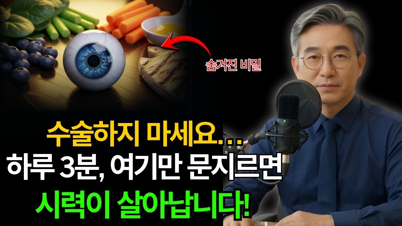 눈이 아니라 뇌 문제였습니다! 70대 83%가 몰랐던 노안의 충격적인 원인 |노안원인|눈건강 |뇌건강|
