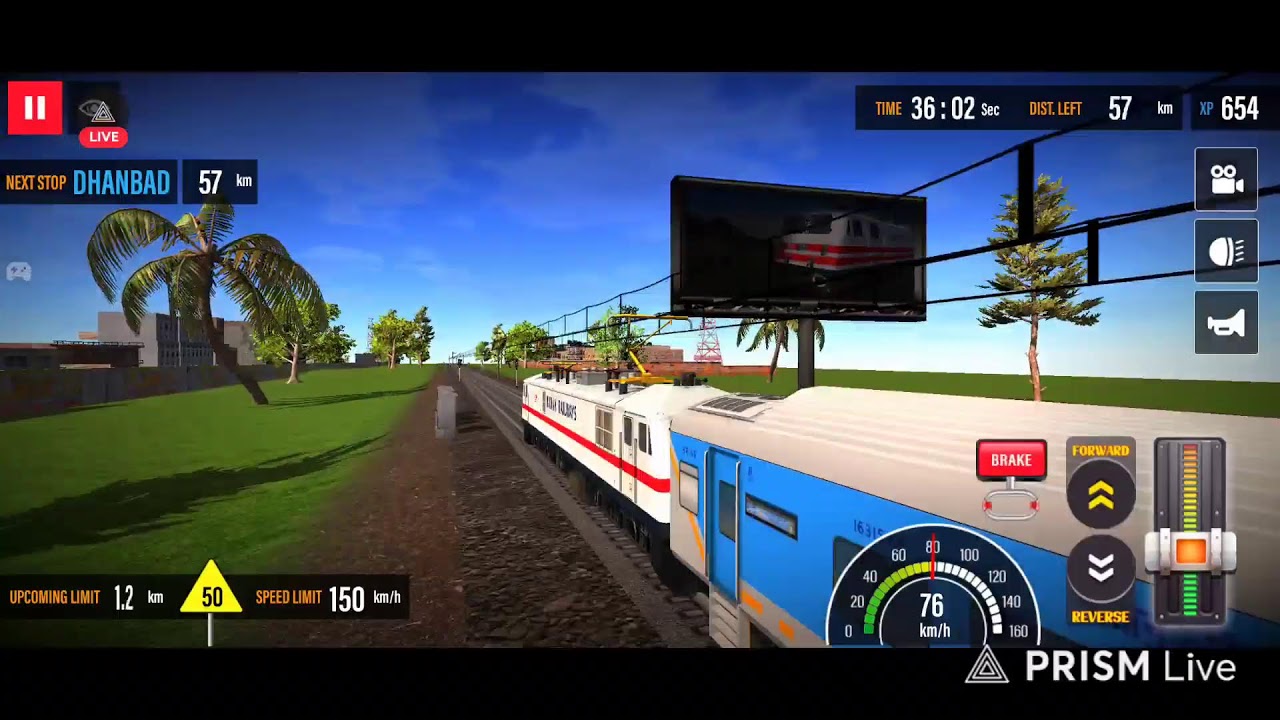 🔴 Live Indian Train Sim 2023