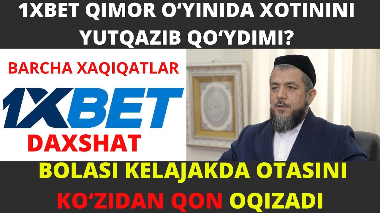 1XBET QIMOR O‘YINIDA XOTININI YUTQAZIB QO‘YDIMI?