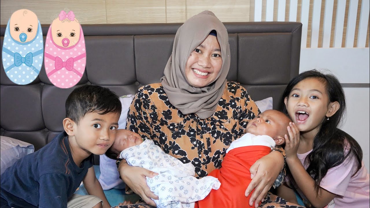 MAMAH HAMIL MELAHIRKAN BAYI KEMBAR 👶 Drama Salsa Punya adik bayi | Salsa and family