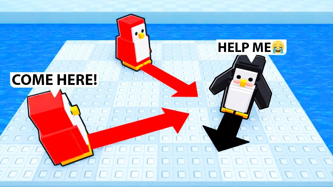 ROBLOX Knockout 🐧 Funny Moments (MEMES)