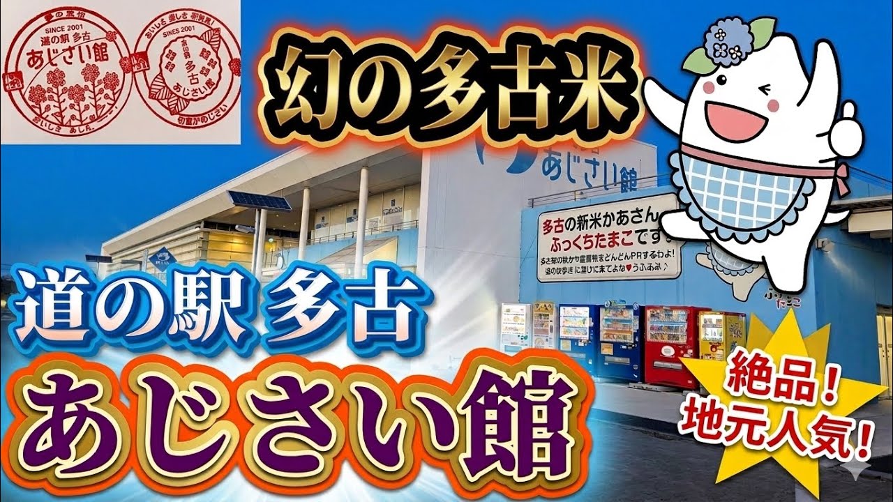 【道の駅多古】多古米とあじさいが楽しめる！人気の道の駅をご紹介 キャンピングカー バンライフ 車中泊