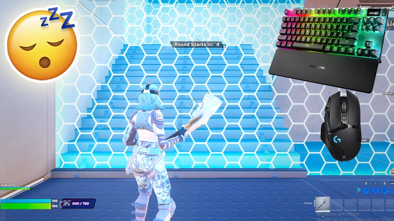 Steelseries Apex Pro TKL ASMR Chill🤩 Piece Control 2v2🏆Satisfying Keyboard Fortnite
