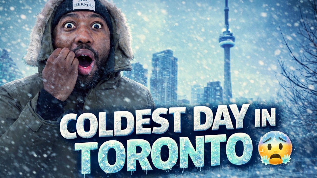 Vlogging Toronto on the Coldest Day of the Year 🥶