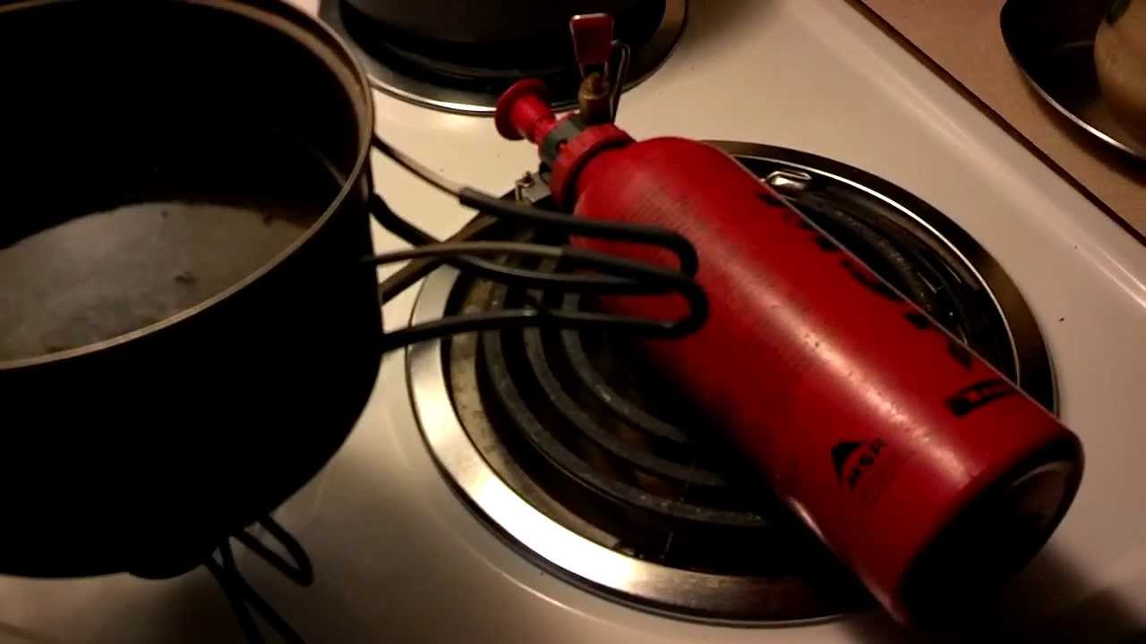 MSR Whisperlite Converted To Run On Isopropyl Alcohol & E-85