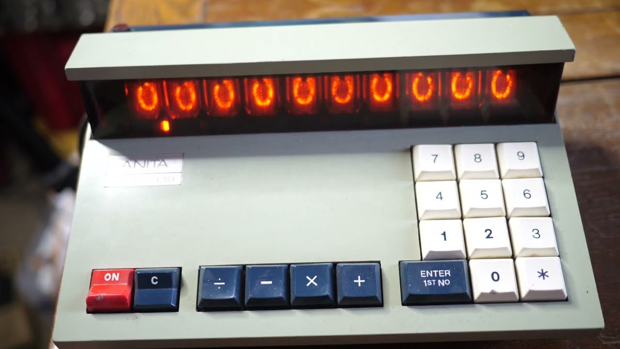 Anita 1000 LSI Nixie Tube Calculator
