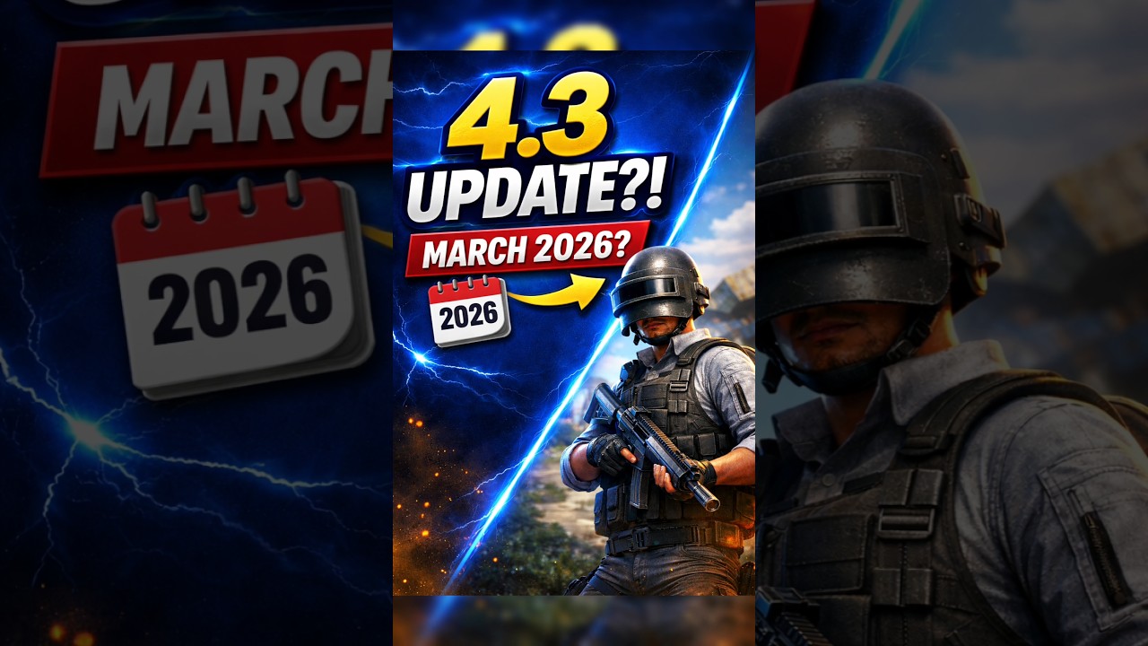 BGMI 4.3 Update Coming Soon?! March 2026 Release Date #bgmi