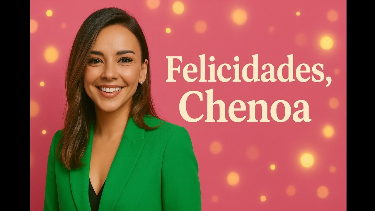 Felicidades, Chenoa 🎊 | Una canción llena de emoción 🎶