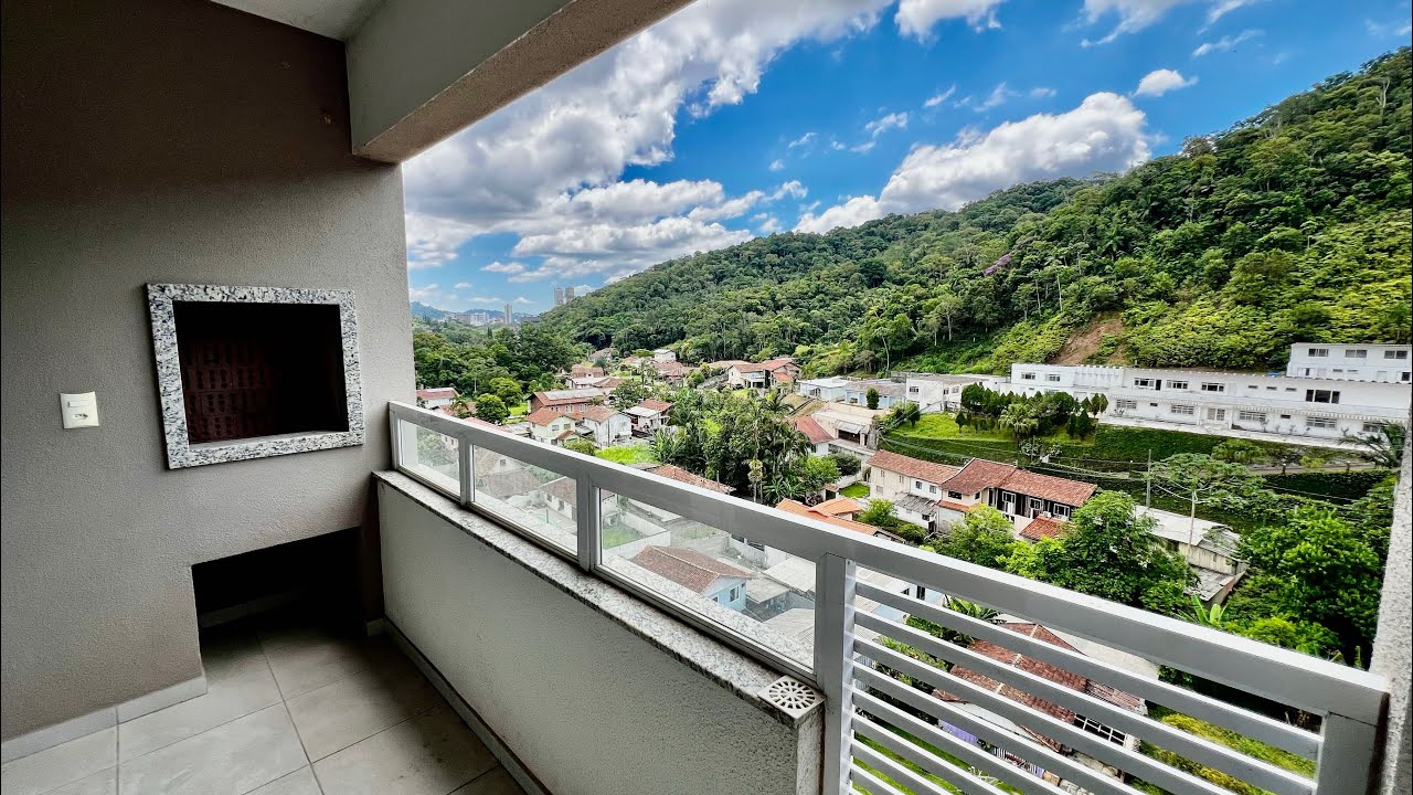 Apartamento 3 quartos (1 suíte) sacada c/ churrasqueira a 2km da rua XV no Ribeirão Fresco Blumenau!
