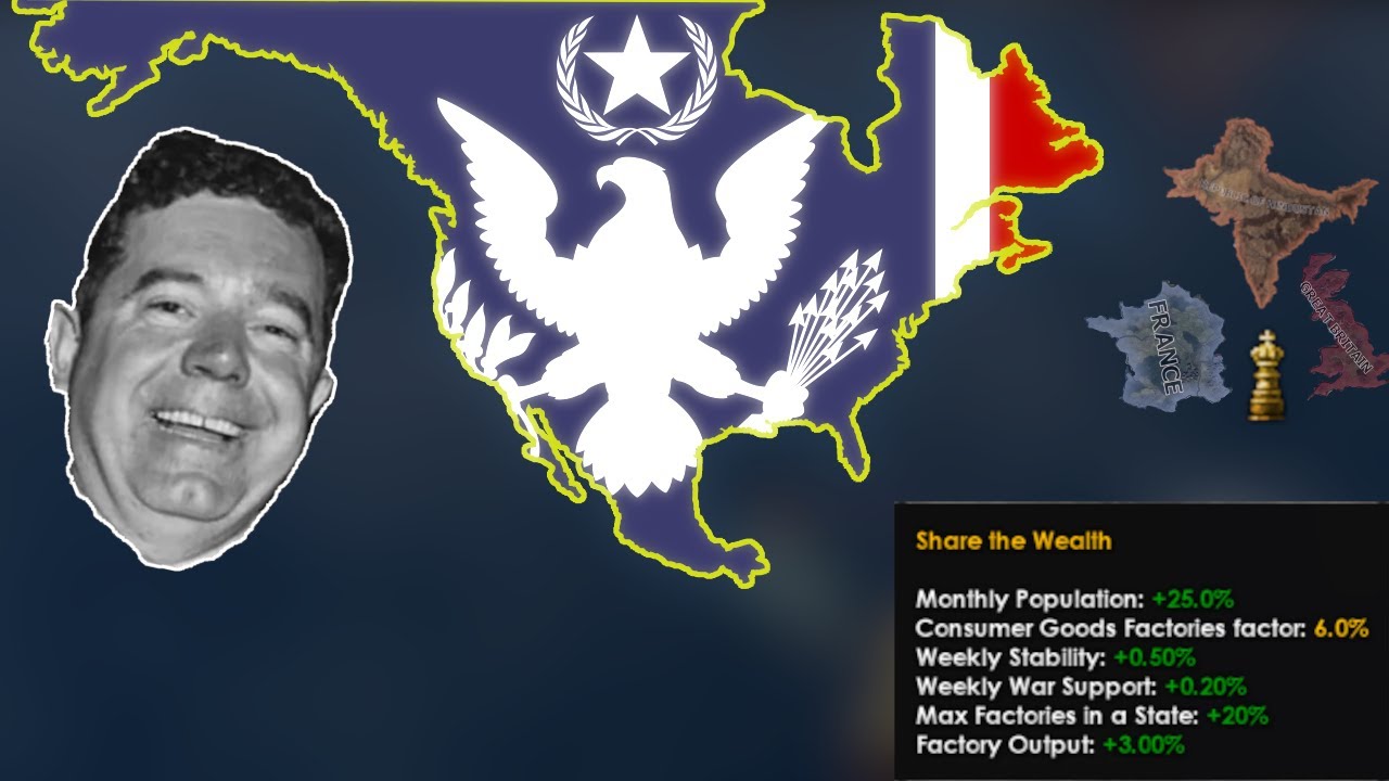 MAKING Every MAN A KING As Huey Long In The New Kaiserreich Update!