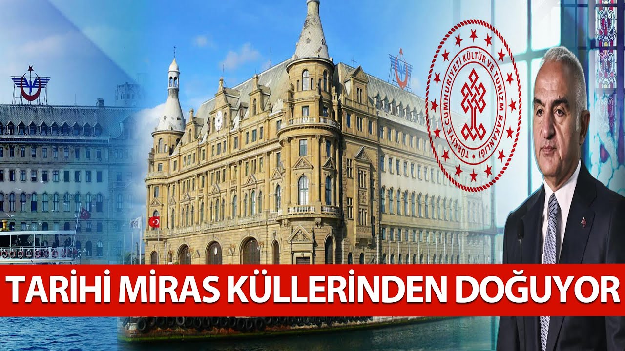 YANGINDA AĞIR HASAR ALMIŞTI | HAYDARPAŞA GARI'NDA RESTORASYON DEVAM EDİYOR