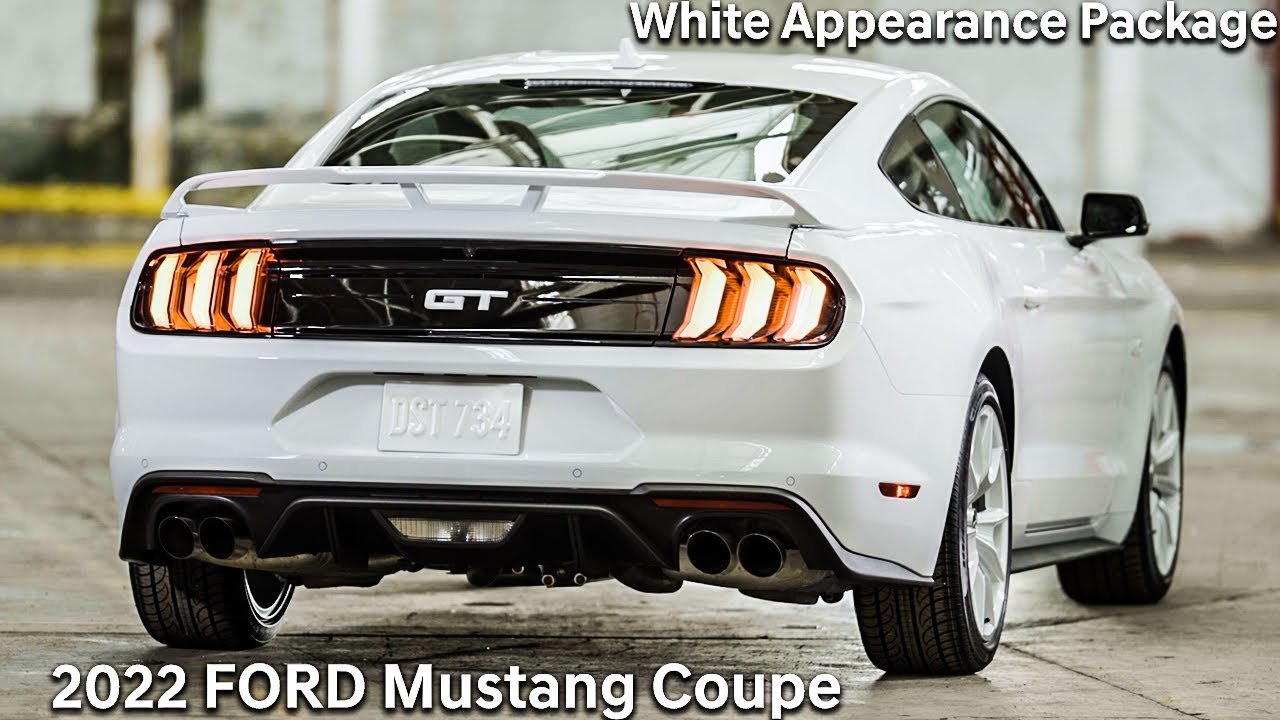 2022 Ford Mustang Coupe Ice White Appearance Package