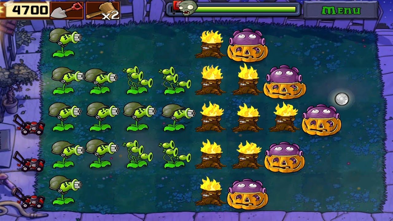 Plants vs Zombies | Survival : Night