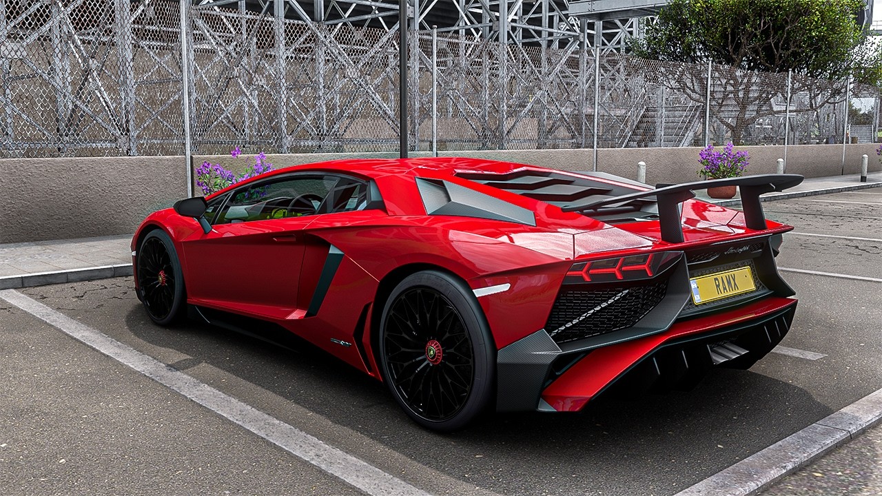 Lamborghini Aventador SV - Forza Horizon 5 | Thrustmaster T300RS gameplay