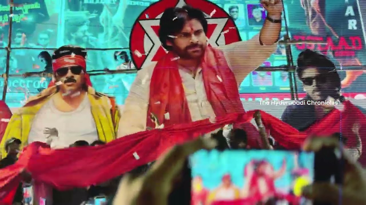 Pawan Kalyan Cutout Launch | Ustaad Bhagat Singh | Sai Ram Theatre Malkajgiri