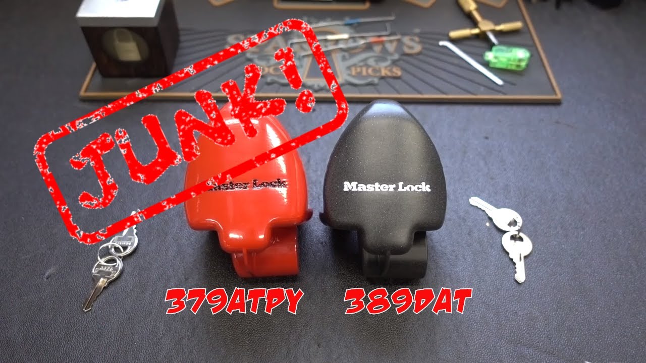 (1532) Master Lock Trailer Couplers (379ATPY & 389DAT) (JUNK!)