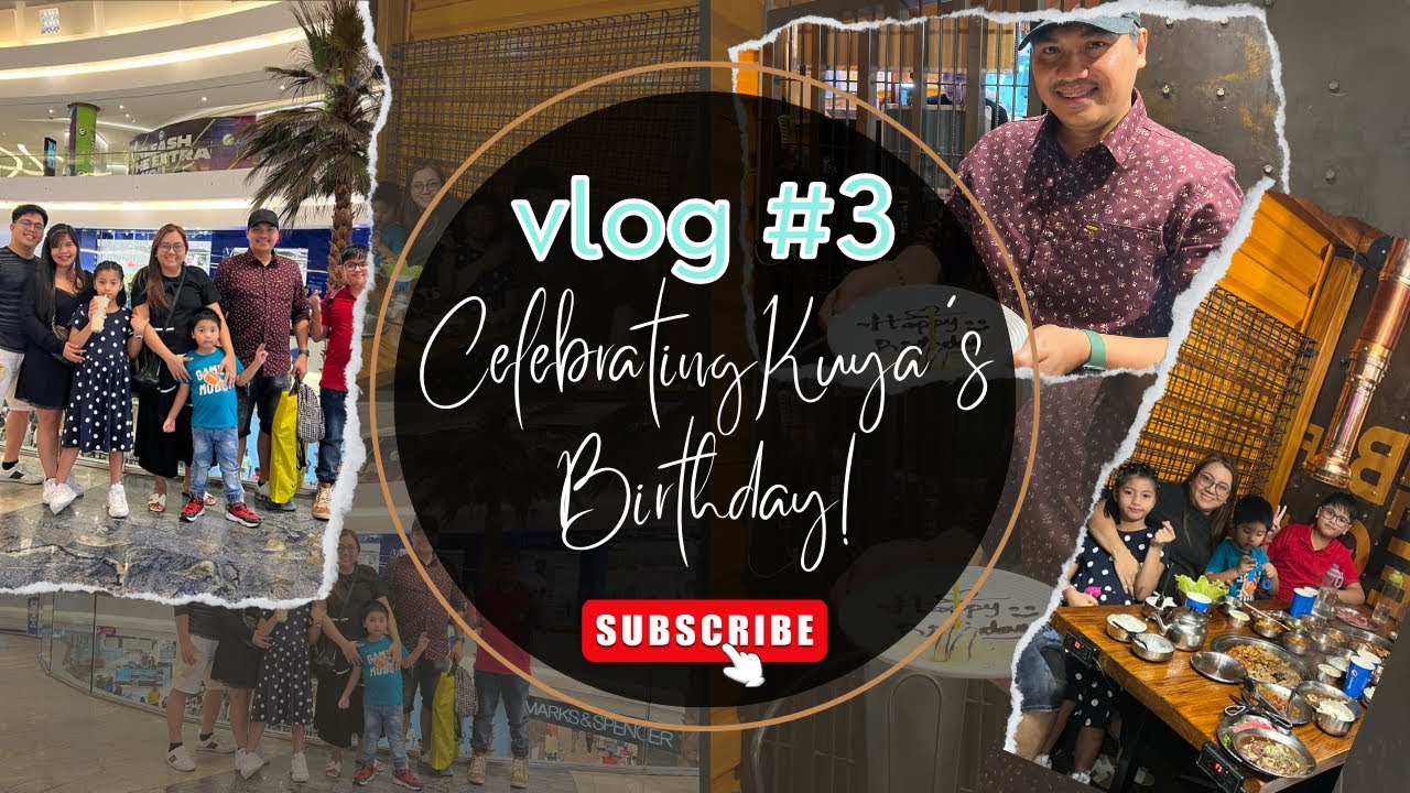 Vlog #3: Simple Surprise with Cake | Celebrating Kuya's 41st Birthday | Romantic Baka!