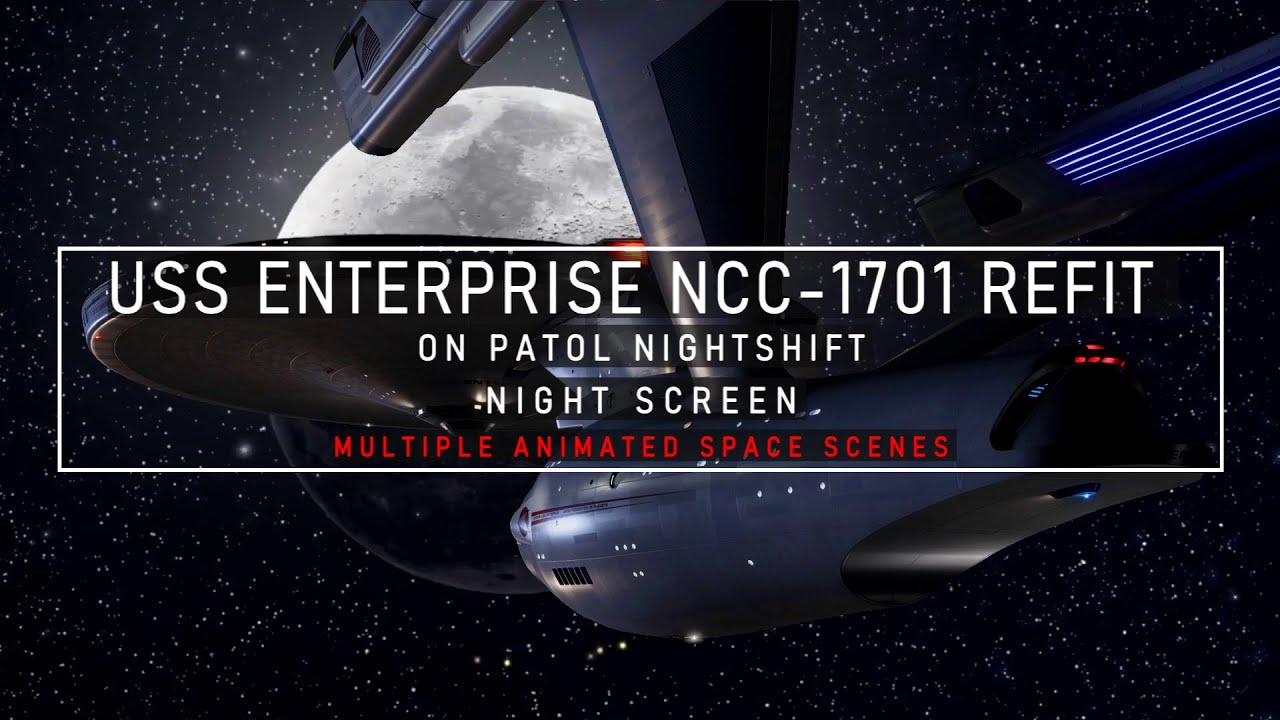 Star Trek Sleep Sounds | USS Enterprise | Star Trek TOS | Night Shift Ambience | White Noise | ASMR