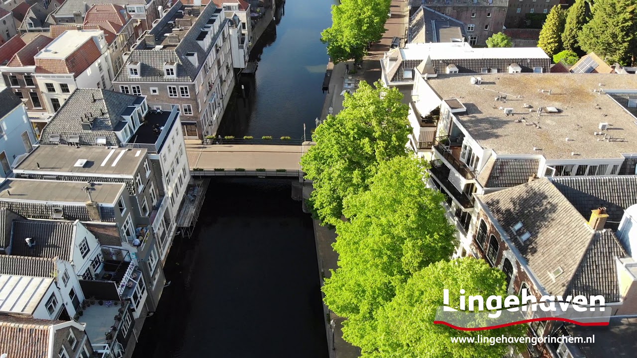 Lege Lingehaven in Gorinchem door de Coronacrisis 2020
