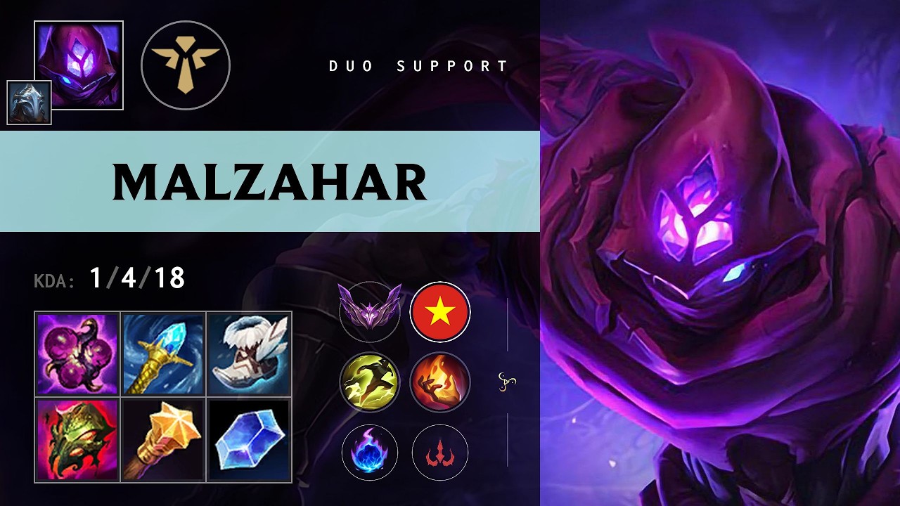 Malzahar Support vs Bard - VN Master Patch 26.16
