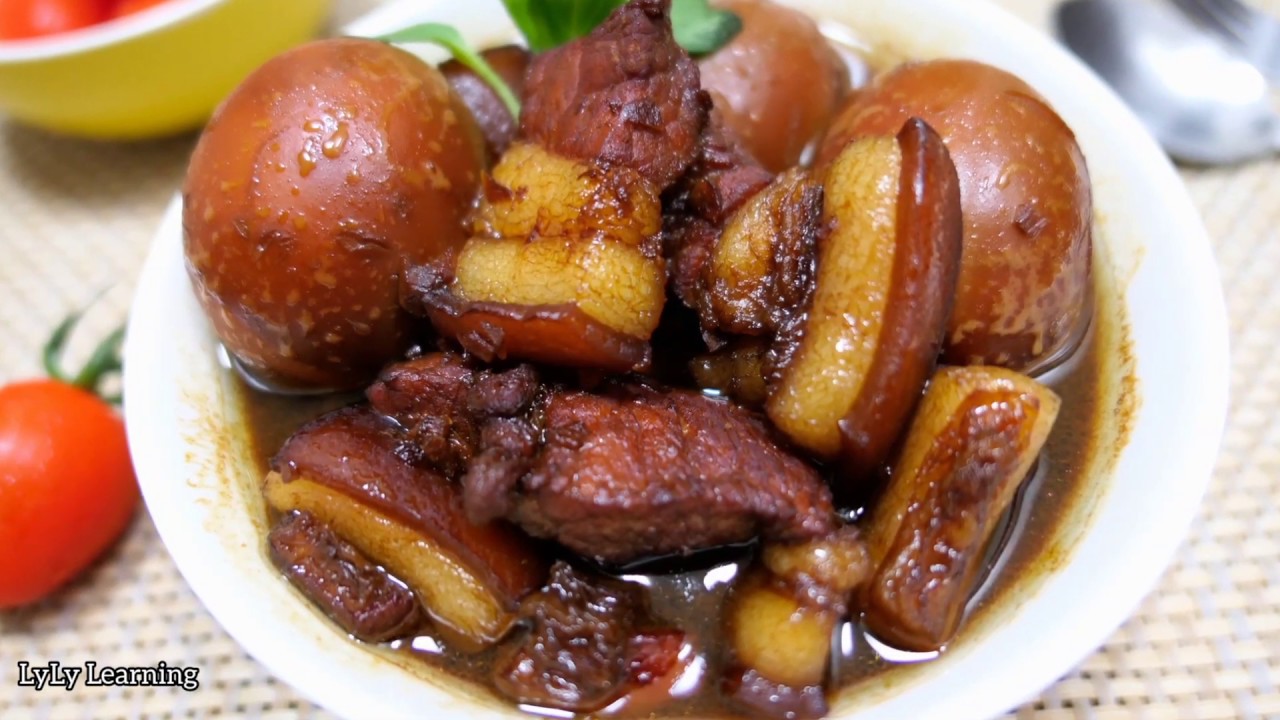 ខសាច់ជ្រូក  Caramelized Pork and Eggs Recipe