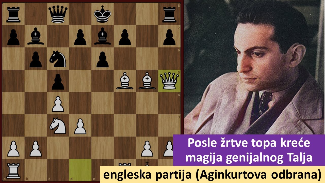 Posle žrtve topa kreće magija genijalnog Talja - engleska partija Aginkurtova odbrana
