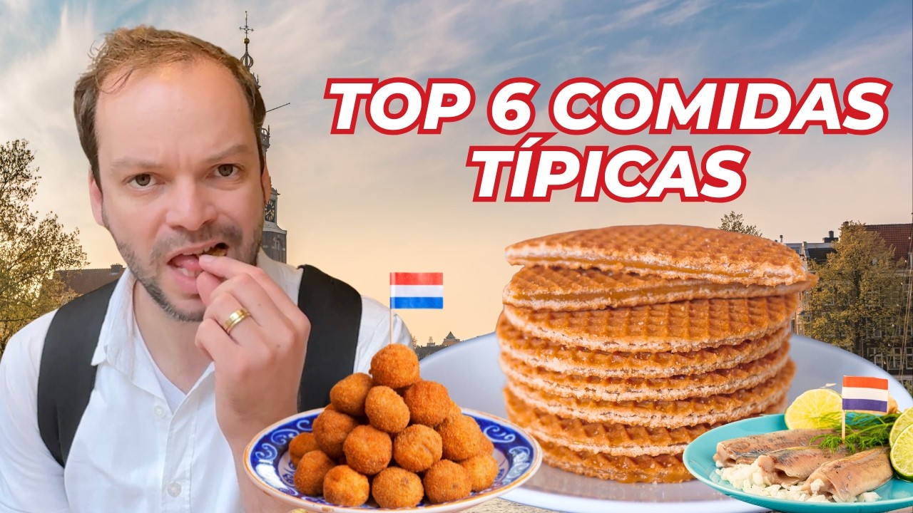 COMIDA DE RUA em Amsterdam! (Tour de comida típica holandesa)