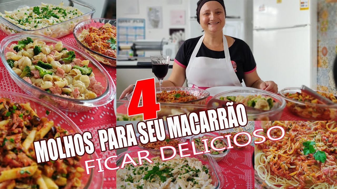 COMO FAZER MOLHOS PARA MACARR&Atilde;O - RECEITAS DA ROSA