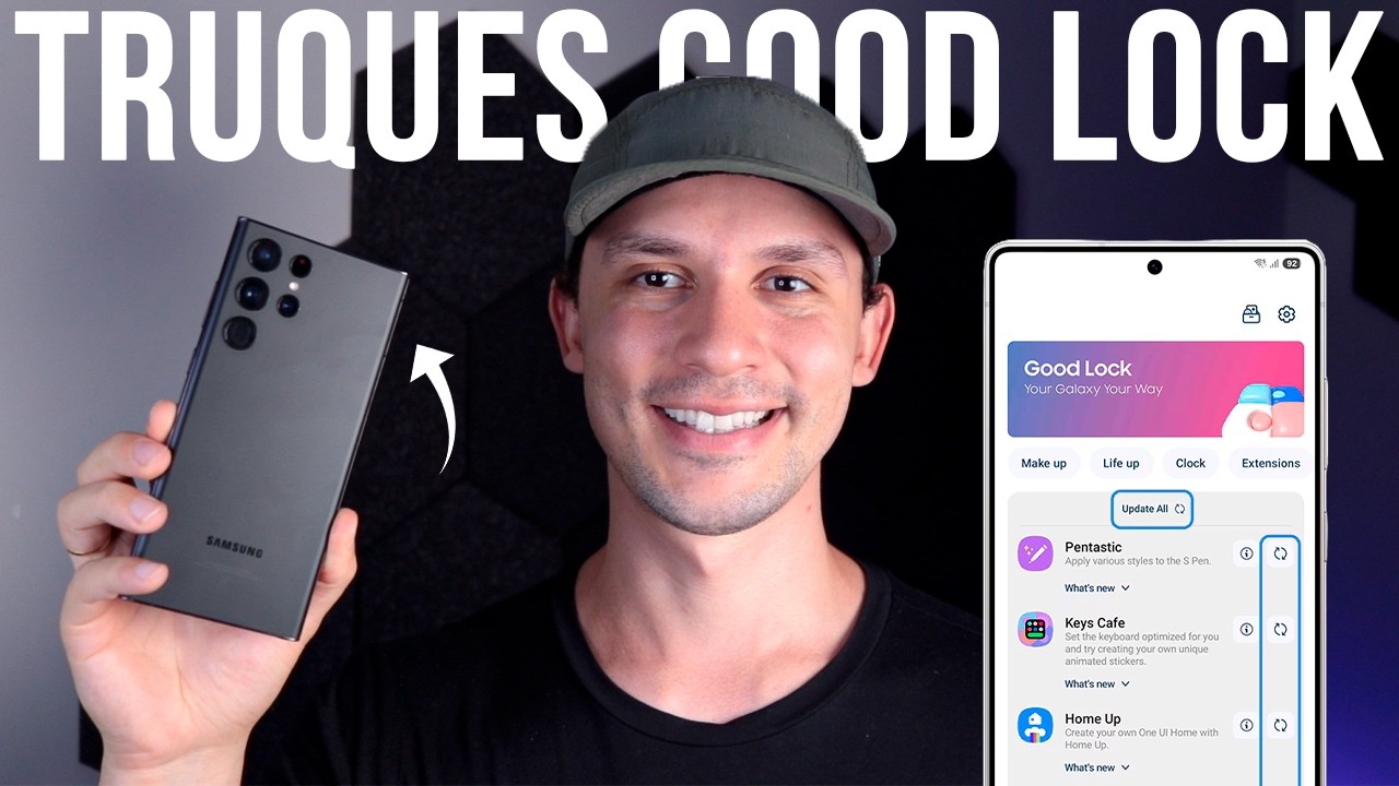 📱5 FUNÇÕES do GOOD LOCK nos CELULARES SAMSUNG GALAXY PARA VOCÊ USAR!