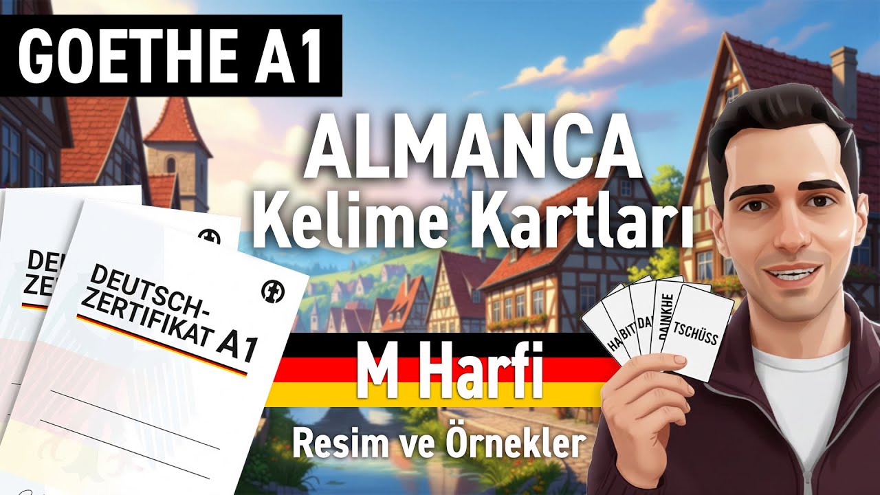 Goethe A1 Almanca Kelime Listesi - M Harfi | Wortschatz ile Öğren!