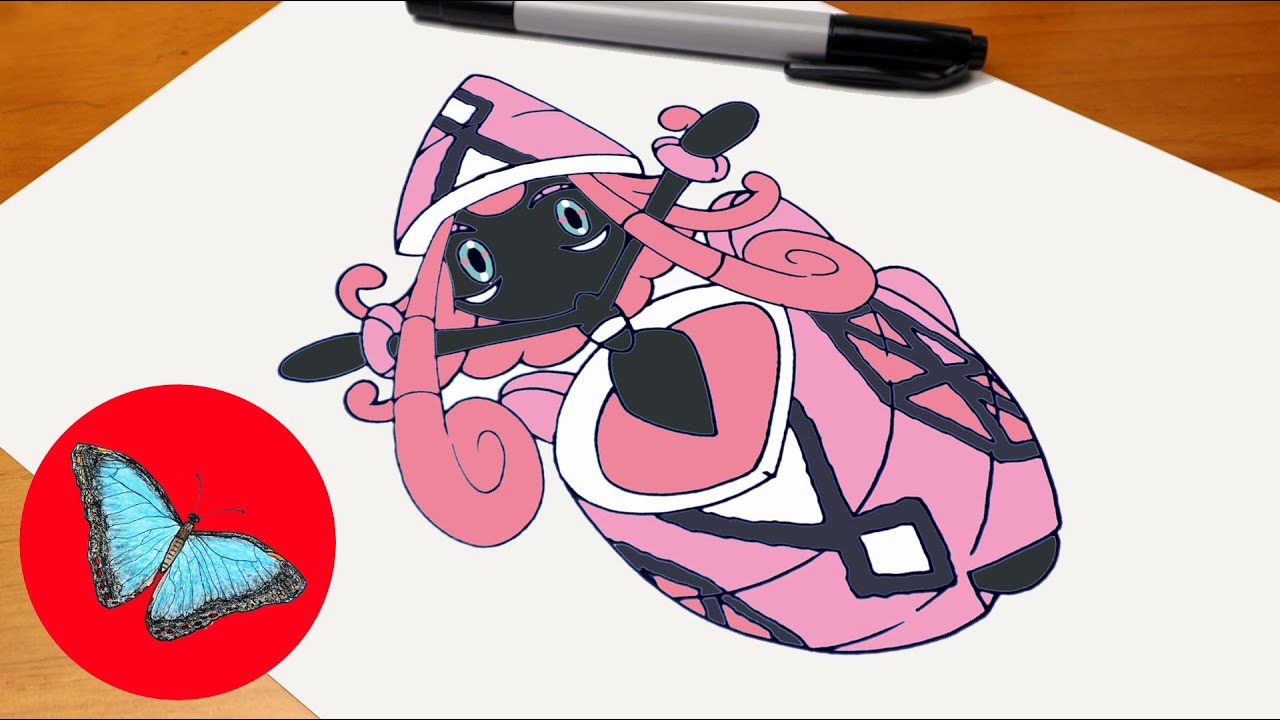 How To Draw Pokemon - Tapu Lele Easy Step by Step