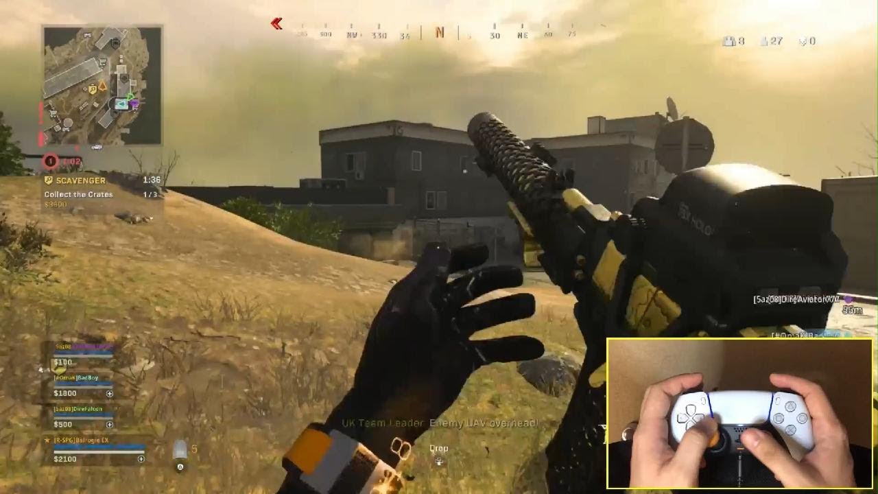 Call of Duty Warzone Handcam PS5 Gameplay (Handcam Only)
