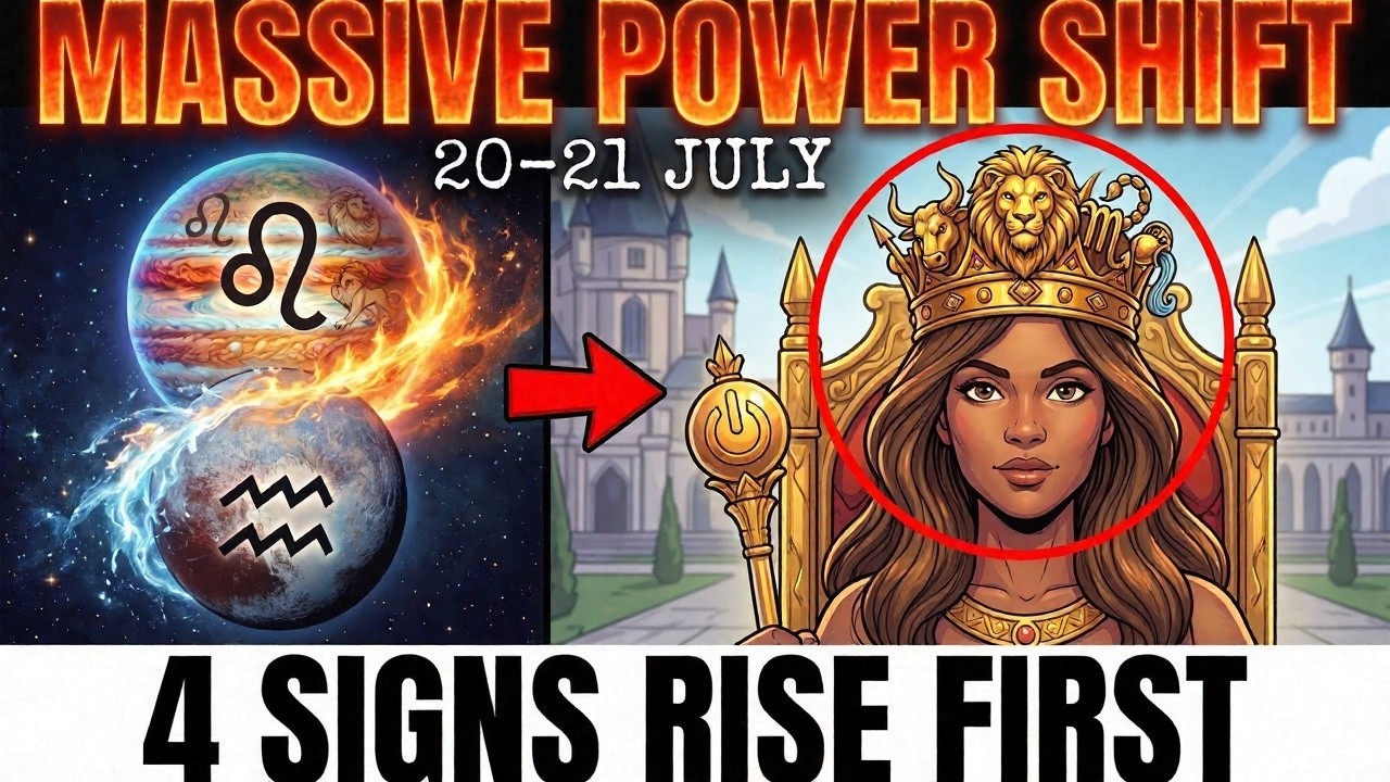 Jupiter-Pluto Opposition Triggers a POWER SHIFT.. 4 Signs Rise First (July 20)