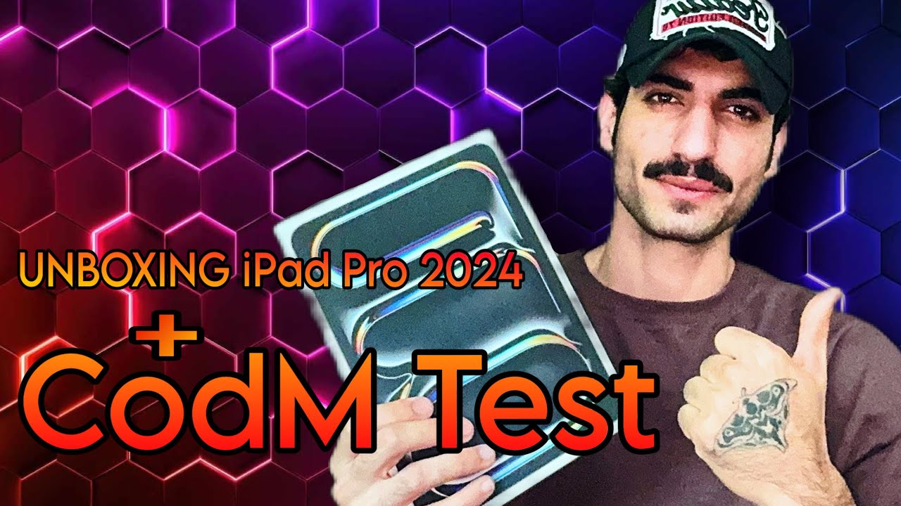آنباکس آیپد پرو 2024+تست کالاف موبایل🔥(فریم ریت دیوونست!)