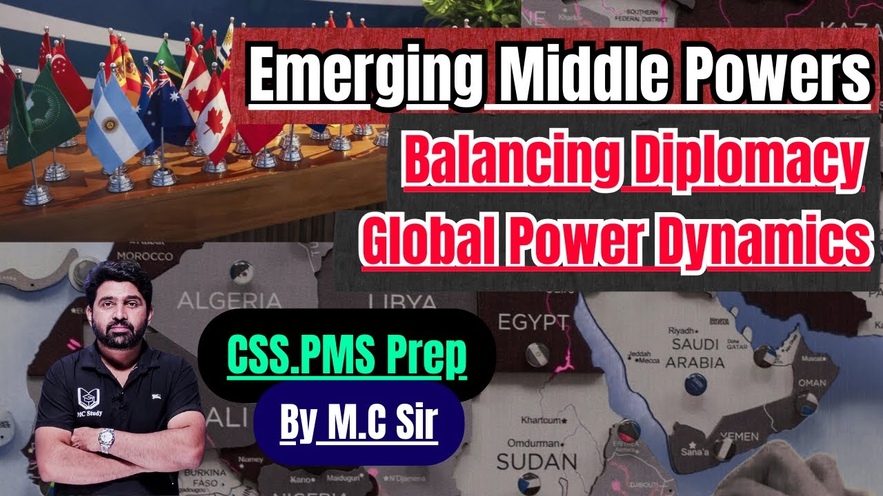 Emerging Middle Powers Explained | Balancing Diplomacy in a Multipolar World | CSS.PMS Preparation