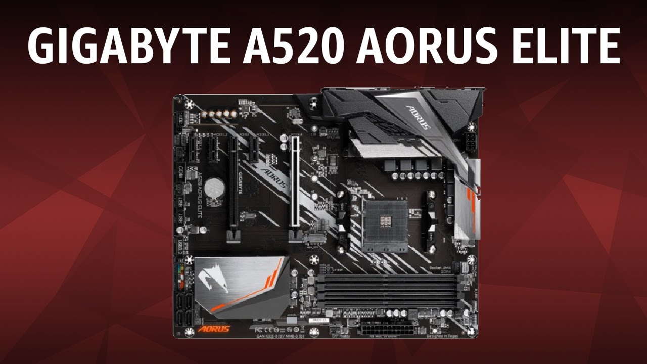 Материнская плата GIGABYTE A520 AORUS ELITE