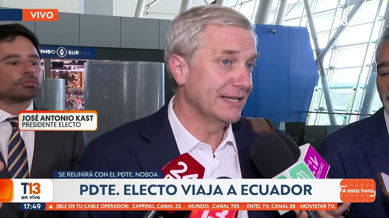 Presidente electo viaja a Ecuador para reunirse con Daniel Noboa