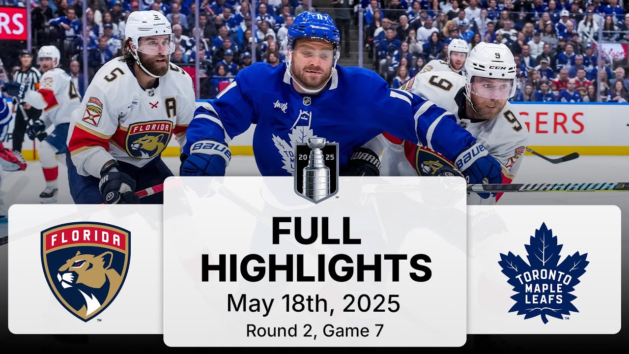 NHL Playoff Highlights | Panthers vs. Maple Leafs | Gm 7 | May 18, 2025