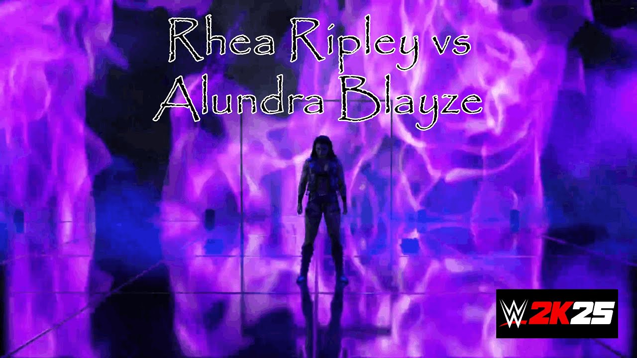 Rhea Ripley vs Alundra Blayze | 2K25 Royal Rumble Follow Up