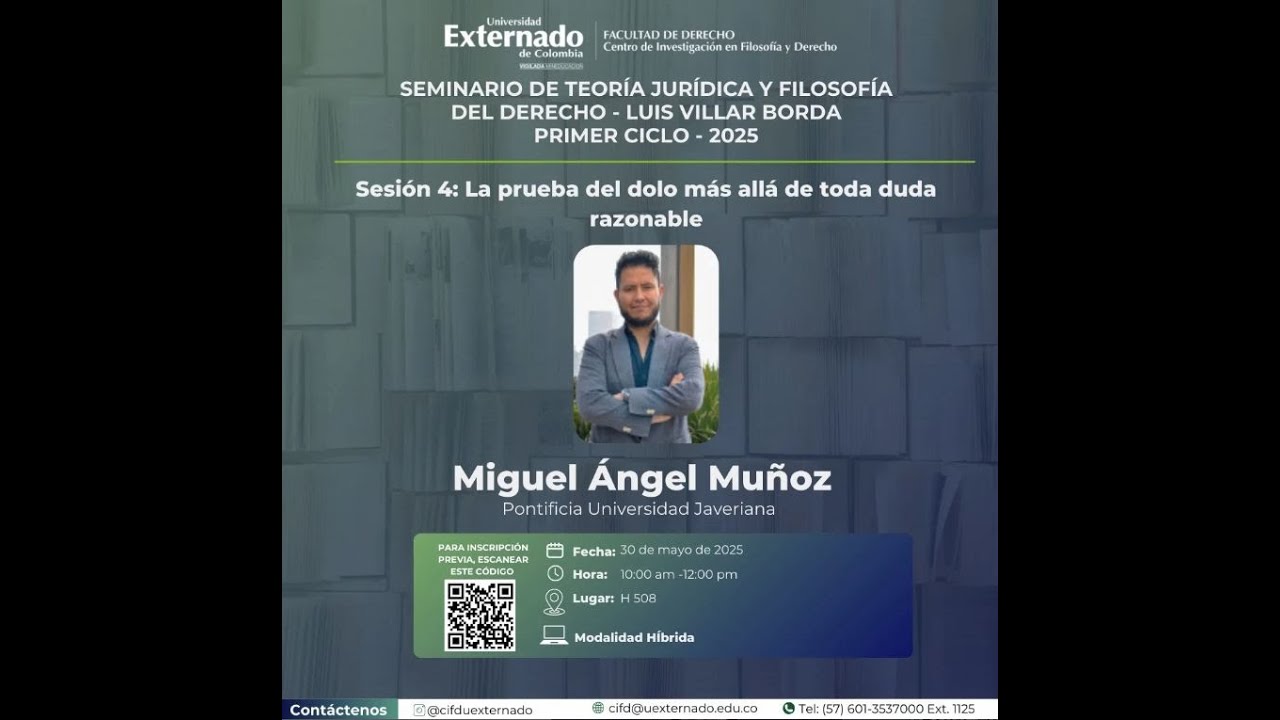 S - 4. La prueba del dolo más allá de toda duda razonable. Miguel Ángel Muñoz